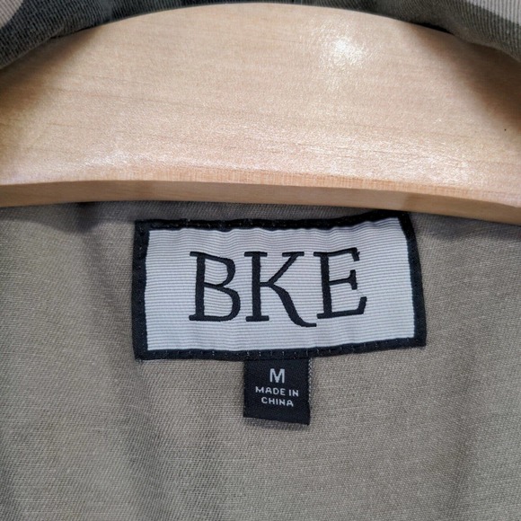 BKE Women's Jacket Multi Medium Camo Button Front Long Sleeve Pockets Cotton - Picture 10 of 14